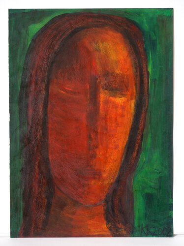Kopf (Maria Magdalena), Urheberrecht Katharina Kretschmer par Katharina Kretschmer, Œuvre sur papier en vente sur Singulart