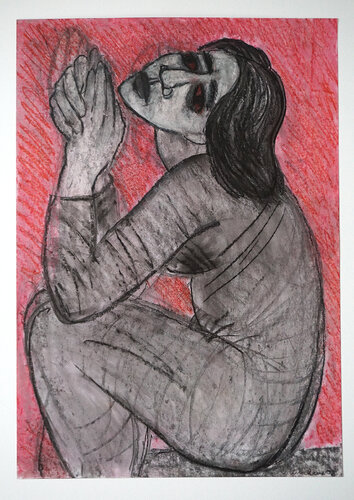 Nie wieder Krieg, Urheberrecht Katharina Kretschmer par Katharina Kretschmer, Œuvre sur papier en vente sur Singulart