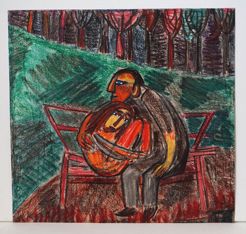 Zeit zu leben und Zeit zu sterben VIII nach Erich Maria Remarque, Urheberrecht Katharina Kretschmer Katharina Kretschmer