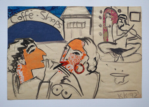 In Amsterdam, Urheberrecht Katharina Kretschmer by Katharina Kretschmer, Work on Paper for Sale on Singulart