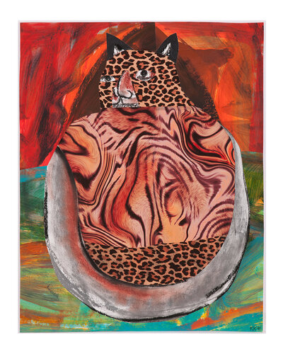 A Wild Cat, Urheberrecht Katharina Kretschmer von Katharina Kretschmer, Andere Medien kaufen auf Singulart