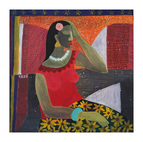 Armenierin, Urheberrecht Katharina Kretschmer van Katharina Kretschmer, Schilderij te koop op Singulart