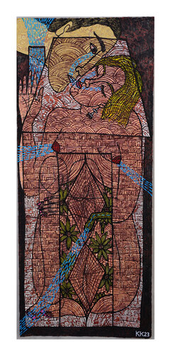 Bitte nach Simone Voss, Urheberrecht Katharina Kretschmer, Verkauf bitte als gesamten Zyklus, Preis nach Vereinbarung par Katharina Kretschmer, Œuvre sur papier en vente sur Singulart