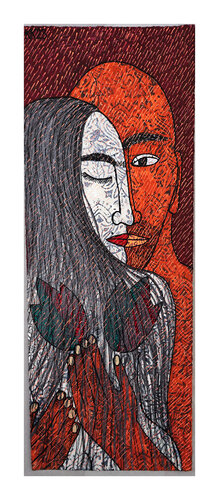 Erschrecken nach Simone Voss, Urheberrecht Katharina Kretschmer, Verkauf bitte als gesamten Zyklus, Preis nach Vereinbarung di Katharina Kretschmer, Opera su carta in vendita su Singulart