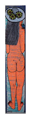 alles ablegen nach Nighttrain Survivallyrics, Urheberrecht Katharina Kretschmer, Verkauf als gesamten Zyklus/Preis nach Vereinbarung par Katharina Kretschmer, Œuvre sur papier en vente sur Singulart