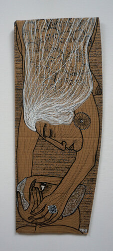 Immer nach Pablo Neruda, Urheberrecht Katharina Kretschmer par Katharina Kretschmer, Peinture en vente sur Singulart