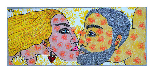 Das Licht nach Annabelle C. (Nighttrain Survivallyrics), Urheberrecht Katharina Kretschmer, Verkauf als gesamten Zyklus/Preis nach Vereinbarung by Katharina Kretschmer, Work on Paper for Sale on Singulart
