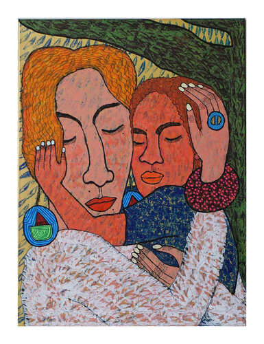 Meine Mutter mit den offenen Armen nach Friederike Mayröcker, Urheberrecht Katharina Kretschmer by Katharina Kretschmer, Painting for Sale on Singulart