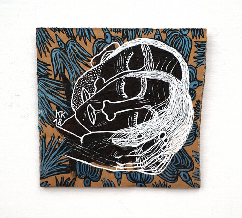 nach Nah wie die rechte und linke Hand von Marina Zwetajewa, Urheberrecht Katharina Kretschmer - Verkauf als gesamten Zwetajewa Zyklus Katharina Kretschmer