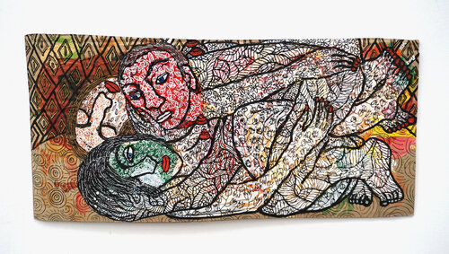 nach Nimm, wundersamer Freund von Marina Zwetajewa, Urheberrecht Katharina Kretschmer - Verkauf als gesamten Zwetajewa Zyklus van Katharina Kretschmer, Schilderij te koop op Singulart