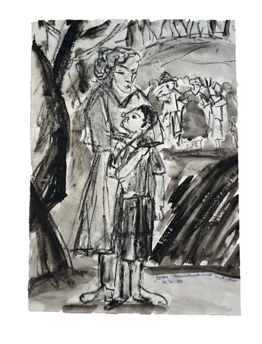 nach Ditte Menschenkind von Martin Andersen Nexö IX, Urheberrecht Katharina Kretschmer - Verkauf als gesamten Zyklus von Katharina Kretschmer, Andere Medien kaufen auf Singulart