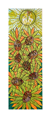 einfach sein nach Amina Anja Amelal, Mischtechnik auf Papier, Urheberrecht Katharina Kretschmer by Katharina Kretschmer, Work on Paper for Sale on Singulart