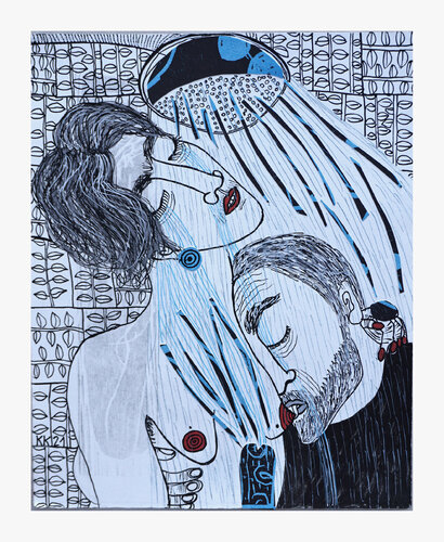 Özlem (Sehnsucht), Urheberrecht Katharina Kretschmer by Katharina Kretschmer, Work on Paper for Sale on Singulart