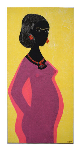 Afrikanerin VII, Urheberrecht Katharina Kretschmer von Katharina Kretschmer, Andere Medien kaufen auf Singulart