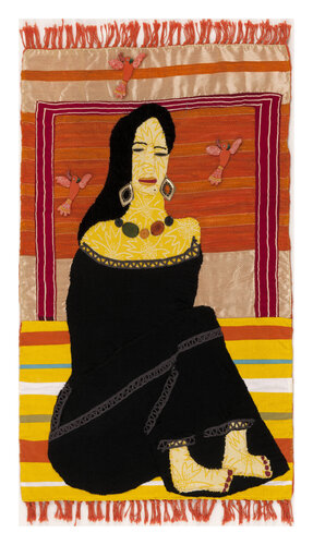 After The Flood, Assemblage, Urheberrecht Katharina Kretschmer by Katharina Kretschmer, Textile for Sale on Singulart