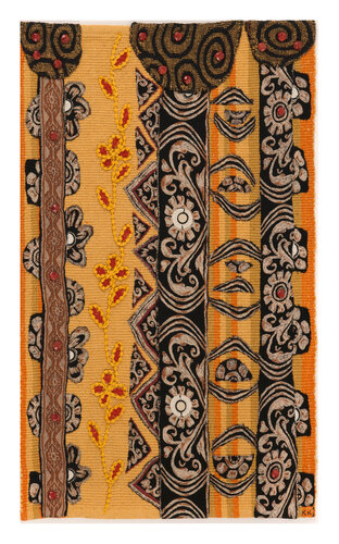 Herbst, Assemblage, Urheberrecht Katharina Kretschmer by Katharina Kretschmer, Textile for Sale on Singulart