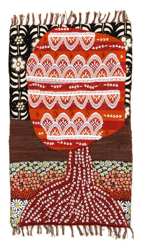 Baum (Hochzeit), Assemblage, Urheberrecht Katharina Kretschmer von Katharina Kretschmer, Textil kaufen auf Singulart