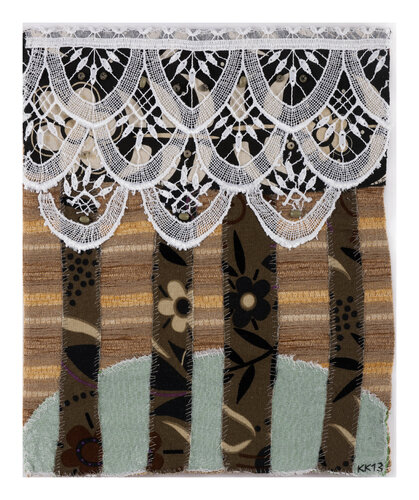 Kleines Winterlich, Applike, Urheberrecht Katharina Kretschmer von Katharina Kretschmer, Textil kaufen auf Singulart