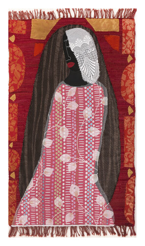 Madonna, Assemblage, Urheberrecht Katharina Kretschmer by Katharina Kretschmer, Textile for Sale on Singulart