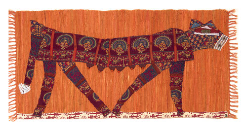 Animal II, Assemblage, Urheberrecht Katharina Kretschmer von Katharina Kretschmer, Textil kaufen auf Singulart