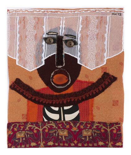 The Cry, Assemblage, Urheberrecht Katharina Kretschmer by Katharina Kretschmer, Textile for Sale on Singulart