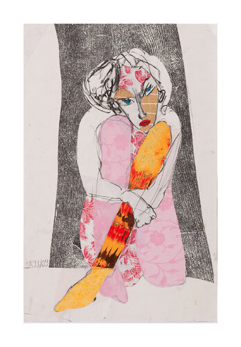 ohne Titel (Wer bin ich), Urheberrecht Katharina Kretschmer van Katharina Kretschmer, Andere media te koop op Singulart