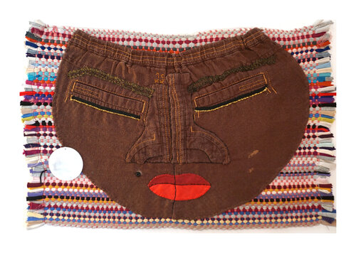 Beseelt, Assemblage, Urheberrecht Katharina Kretschmer de Katharina Kretschmer, Téxtil a la venta en Singulart