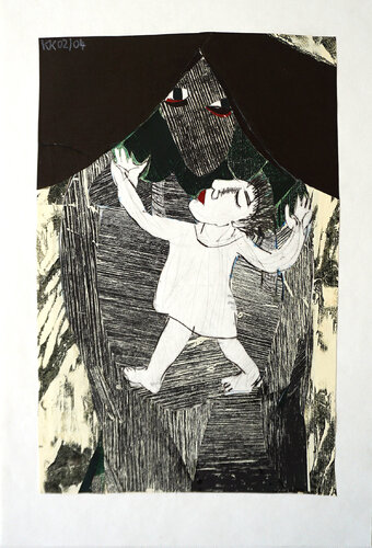 Mutter Erde Mutter Land, Urheberrecht Katharina Kretschmer by Katharina Kretschmer, Work on Paper for Sale on Singulart