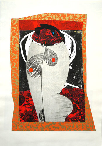 Kleine Gaia, Urheberrecht Katharina Kretschmer di Katharina Kretschmer, Opera su carta in vendita su Singulart