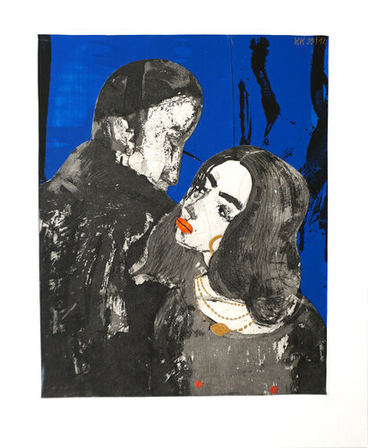 Verführung (Begegnung), Urheberrecht Katharina Kretschmer by Katharina Kretschmer, Work on Paper for Sale on Singulart