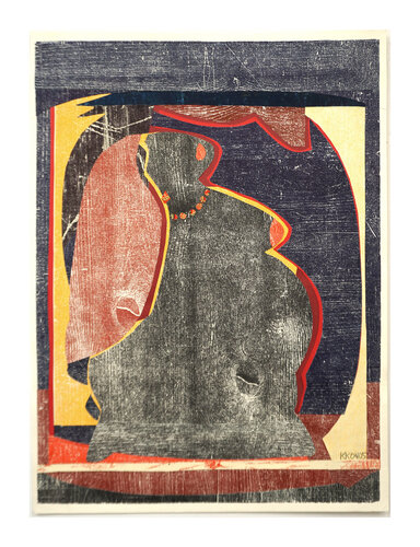 Kleine Schwangere Madonna II, Urheberrecht Katharina Kretschmer di Katharina Kretschmer, Opera su carta in vendita su Singulart