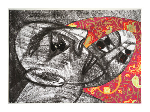 nach Einsamkeit von Rose Ausländer, Urheberecht Katharina Kretschmer by Katharina Kretschmer, Work on Paper for Sale on Singulart