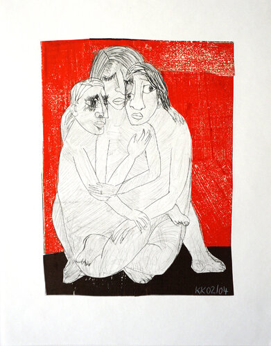 Die Geschichte der Shirin-Gol, Urheberrecht Katharina Kretschmer par Katharina Kretschmer, Œuvre sur papier en vente sur Singulart