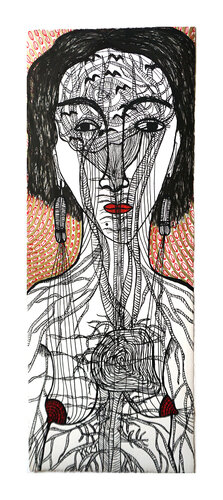 nach MUT von Andrea Steinlechner, Urheberrechte Katharina Kretschmer par Katharina Kretschmer, Œuvre sur papier en vente sur Singulart