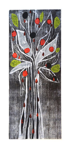 Weinender Baum, Urheberrecht Katharina Kretschmer di Katharina Kretschmer, Opera su carta in vendita su Singulart