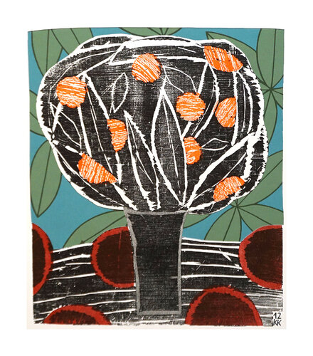 Herbst II, Urheberrecht Katharina Kretschmer by Katharina Kretschmer, Work on Paper for Sale on Singulart