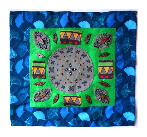 Farbentrost (königlich), Urheberrecht Katharina Kretschmer von Katharina Kretschmer, Textil kaufen auf Singulart