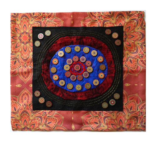 Farbentrost (wunschgestillt), Urheberrecht Katharina Kretschmer by Katharina Kretschmer, Textile for Sale on Singulart
