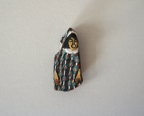 (Kleines) Tamaulipas (24 August 2010), colorierter Ostseestein, Urheberrecht Katharina Kretschmer von Katharina Kretschmer, Andere Medien kaufen auf Singulart