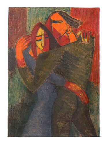 Zeit zu leben und Zeit zu sterben nach Erich Maria Remarque, Urheberrecht Katharina Kretschmer, Verkauf als gesamter Zyklus de Katharina Kretschmer, Pintura a la venta en Singulart
