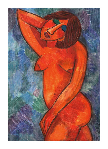 Träumende, Urheberrecht Katharina Kretschmer di Katharina Kretschmer, Pittura in vendita su Singulart
