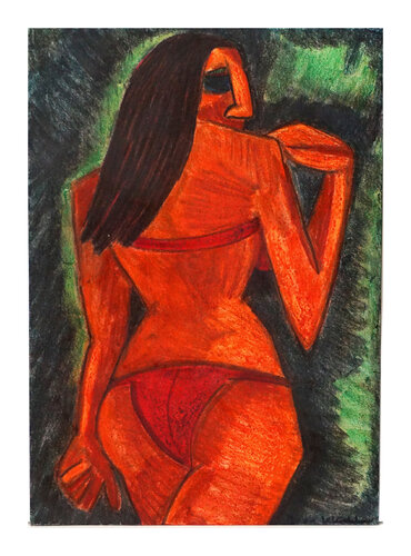 Ophelia III, Urheberrecht Katharina Kretschmer par Katharina Kretschmer, Peinture en vente sur Singulart