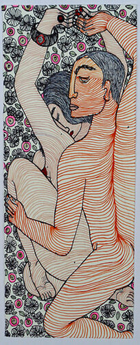 Hayatım, Urheberrecht Katharina Kretschmer par Katharina Kretschmer, Œuvre sur papier en vente sur Singulart