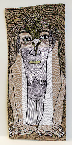"JETZT" nach Inge Müller, Urheberrecht Katharina Kretschmer - Verkauft als gesamten Zyklus par Katharina Kretschmer, Peinture en vente sur Singulart