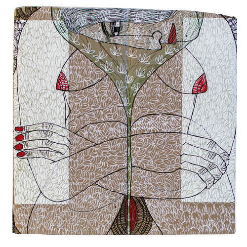 "DIE FRAU FINDET ZU SICH SELBST" nach Gioconda Belli, Urheberrecht Katharina Kretschmer - Verkauf als gesamten Zyklus di Katharina Kretschmer, Pittura in vendita su Singulart