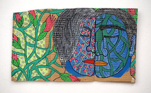 nach "Die Frühlingsbrise zärtlich weht" von Anna Achmatowa, Urheberrecht Katharina Kretschmer  - Verkauf als gesamten Achmatowa Zyklus by Katharina Kretschmer, Painting for Sale on Singulart
