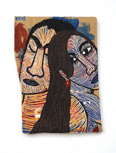 nach "Reiche kein Erinnerungsgeschenk mir" von Anna Achmatowa, Urheberrecht Katharina Kretschmer - Verkauf als gesamten Achmatowa Zyklus di Katharina Kretschmer, Pittura in vendita su Singulart