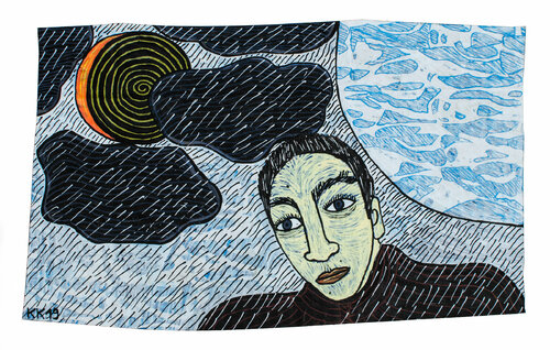 nach "Anziehung" von Sarah Kirsch, Urheberrecht Katharina Kretschmer - Verkauf als gesamten Zyklus Katharina Kretschmer