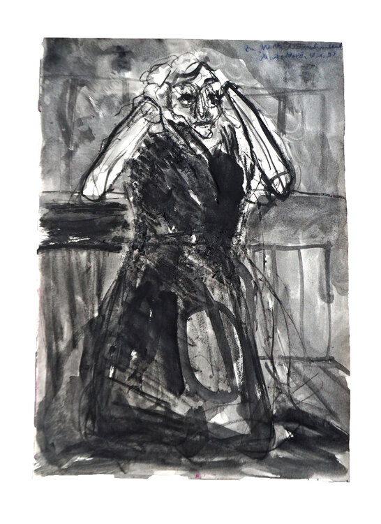 nach Ditte Menschenkind von Martin Andersen Nexö VIII, 1993, Urheberrecht Katharina Kretschmer - Verkauf als gesamten Zyklus Katharina Kretschmer