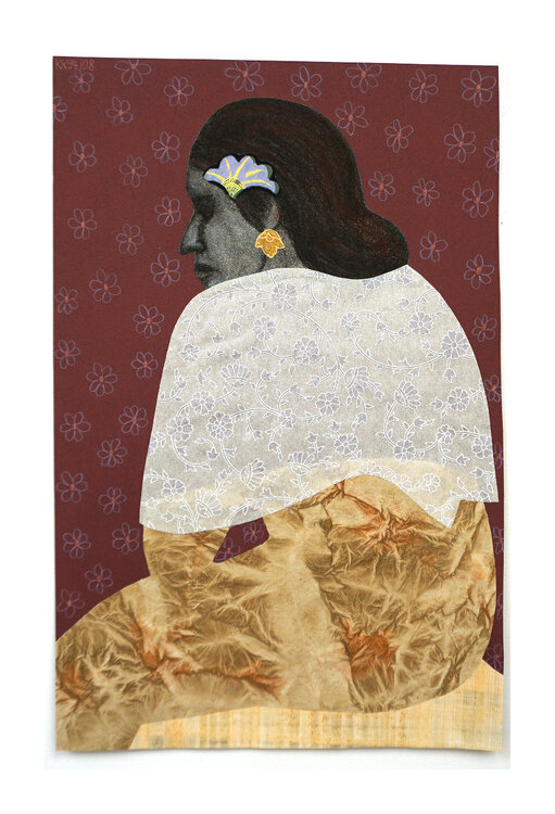 Sinti - Frau mit Stola, Urheberrecht Katharina Kretschmer Katharina Kretschmer